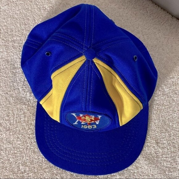 Vintage 1983 Blue Yellow Hat - Picture 9 of 9